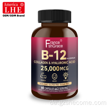 Shecome Vitamin B12-Kapseln unterstützen die Stimmung und den Fokus